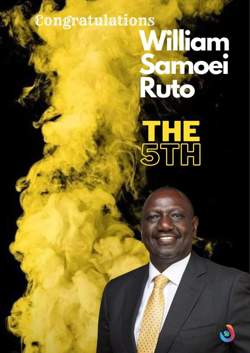 MaggykMaggy's tweet image. William Ruto is now leading with 6,406,388 Votes which is 51.18 %.
If My 5th is not your 5th, join me in celebrating my 5th because at the end He us OURS.
Congratulations Ruto the 5th
#Itumbi
Joho | Rigathi Gachagua | Eldoret | Murathe | Luo Nyanza | Kisumu
