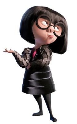 FILO_OTD's tweet photo. the Filipino character of the day is edna mode from the incredibles franchise (headcanon)! her pronouns are she/her. she gives off sassy lola/ate vibes https://t.co/FLY516Oi9O