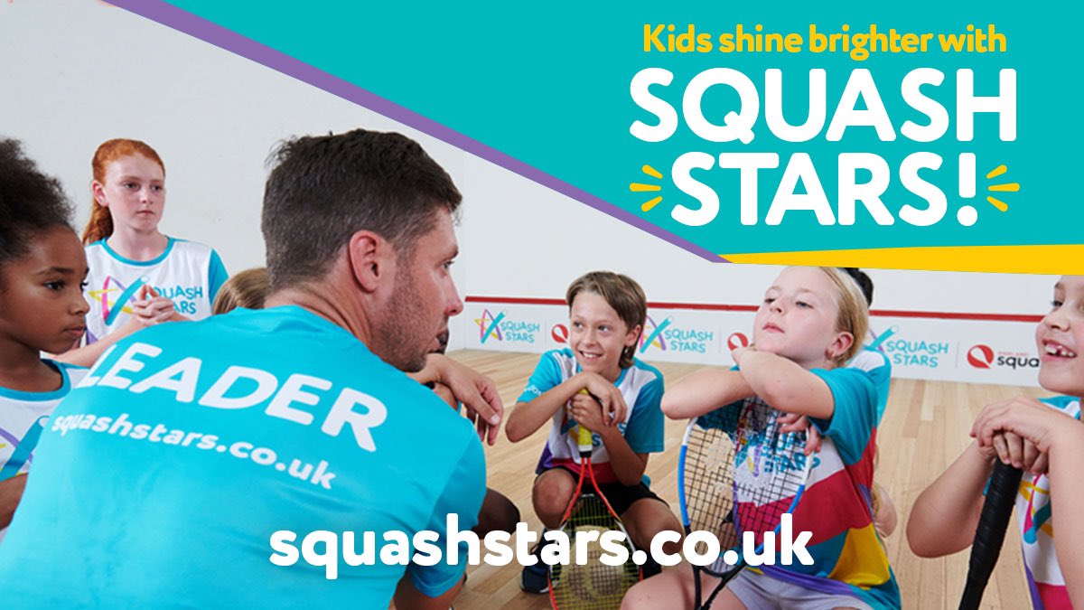 Squash Stars is our new, unmissable junior programme for kids aged 5-11 starting on 18th September.  Anyone wishing to attend please click on the below link to register.  squashstars.co.uk/BookCourse/de6…