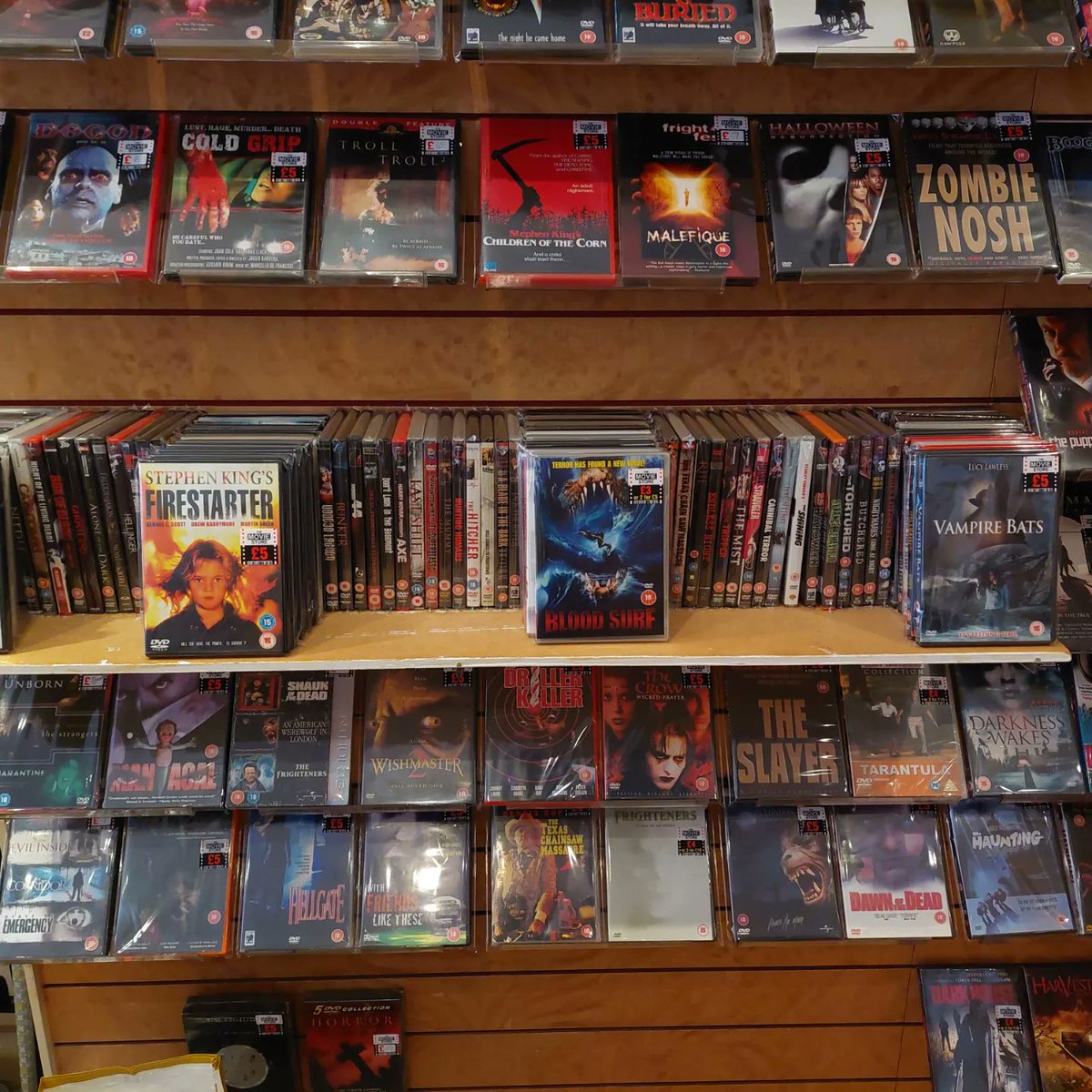 TheMovieStore22's tweet photo. Starting a new week by restocking the Horror Section. Our favourite thing to do.
Open as usual so drop by and have a browse.
#TheMovieStore #horrorsection #movies #horrorcollector #dvdcollector #physicalmedia https://t.co/nucumLb1pF