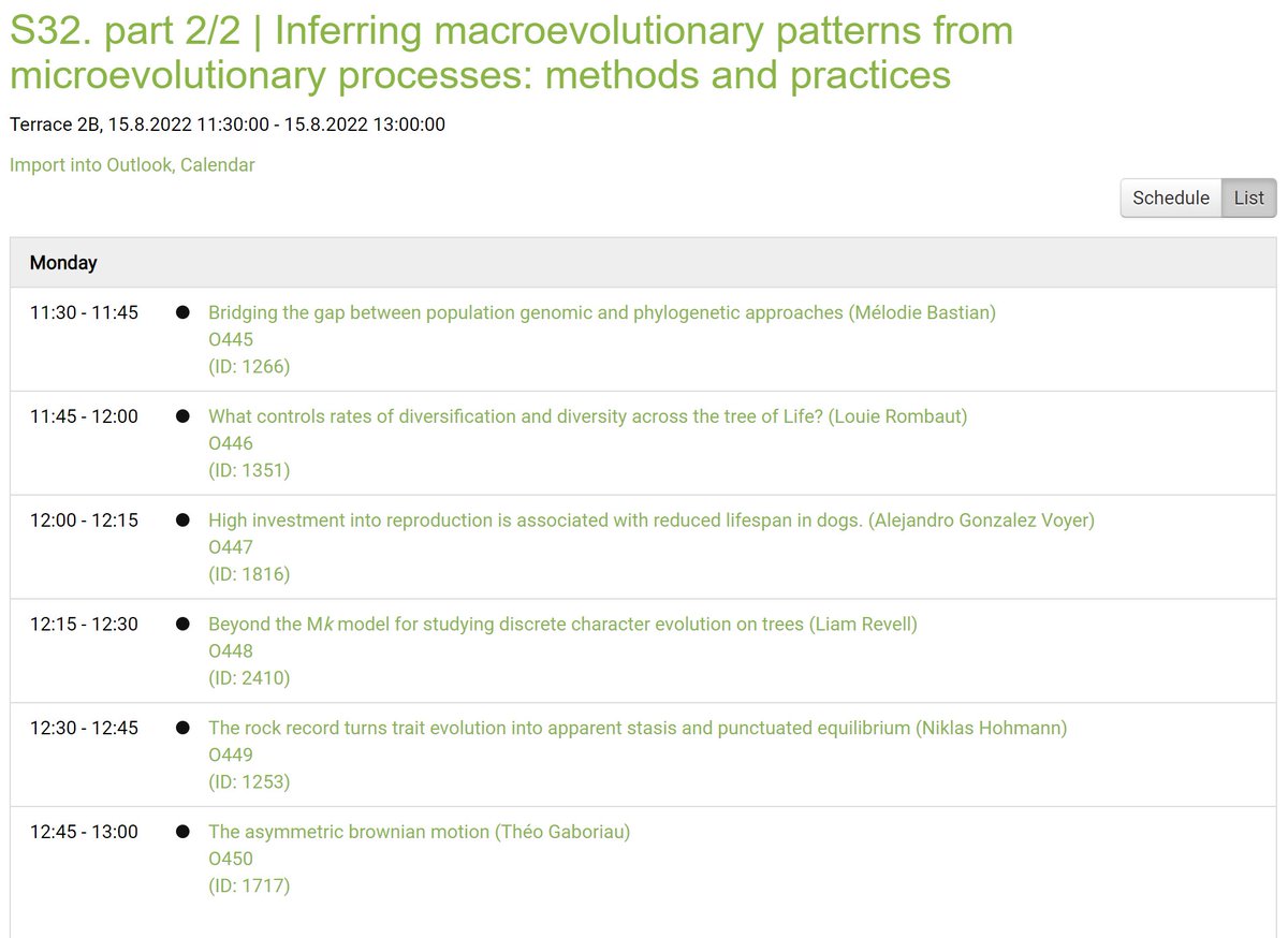 phytools_liam's tweet photo. Hey people. This is the schedule for part 2/2 of our 'macroevolution' symposium at #ESEB -- which is a bit different 👀 from what the meeting app says. 👇 https://t.co/hWf2AnWDOm