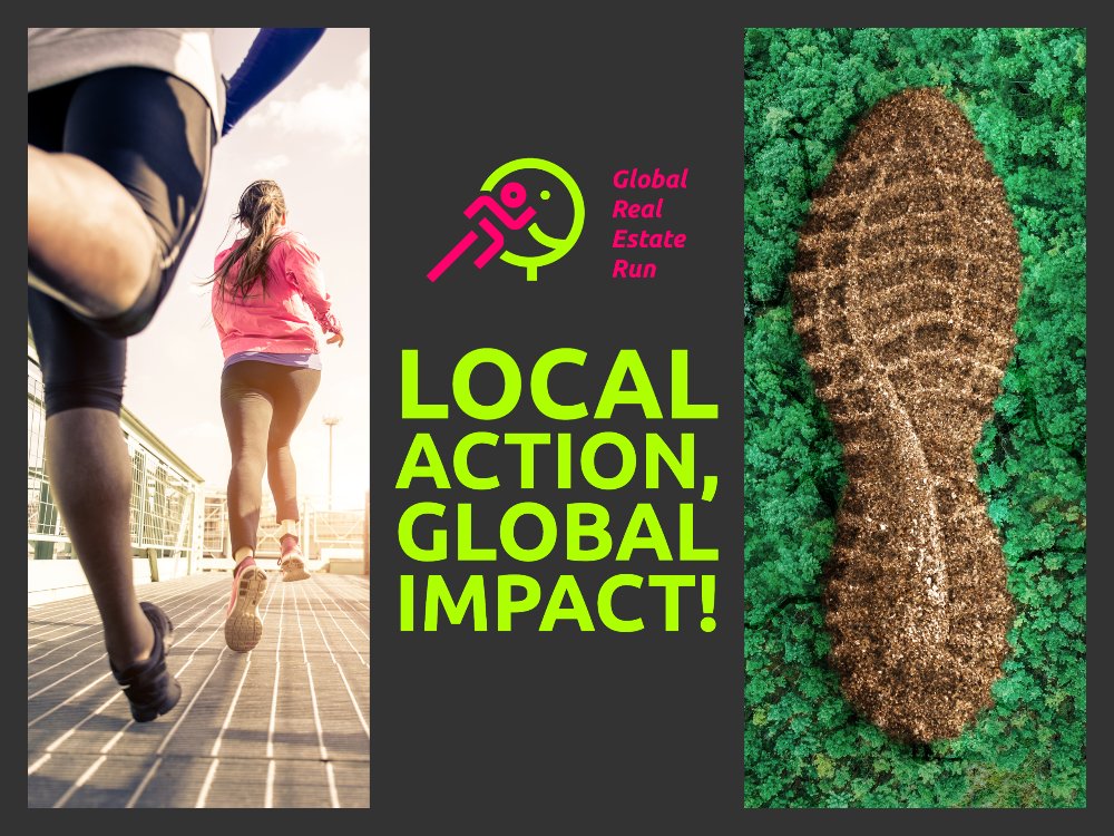 global_re_run's tweet photo. With local action to global impact! #runforthefuture
Join the 4. Global Real Estate Run and set a sign for more innovation, sustainability and energy efficiency in the real estate and construction industry.
Date: October 27 &amp; 28 #realestate #esg #innovation #sustainable #proptech https://t.co/NiBuUCoJKv