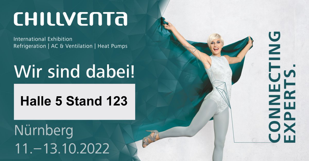 Austauschen! Hier: Weltleitmesse für Kältetechnik,  Treffpunkt der Kälte-, Klima-, Lüftungs- und Wärmepumpen-Experten. Jetzt über anwendbare Lösungen für Energie- und Ressourcen-Effizienz sprechen - mit den ILK Dresden-Experten. chillventa.de/de-de/ausstell… #chillventa #Energiesparen