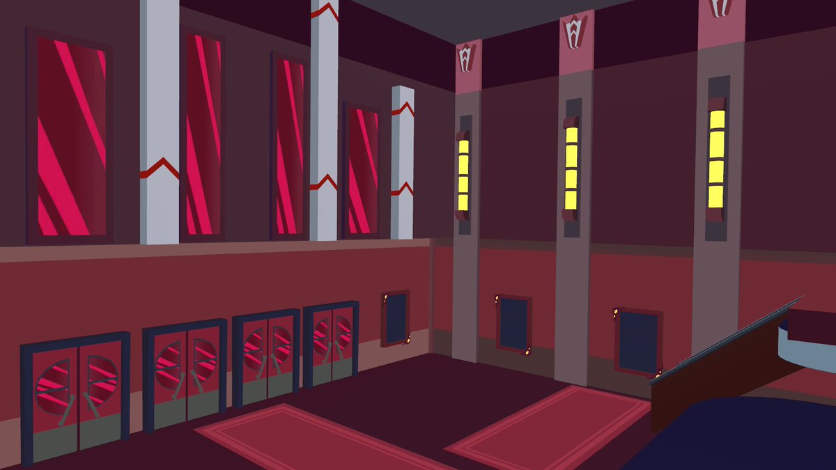 DarkHart7334's tweet photo. sorry been dragging my heels on stuff,got alot of art work im guna post very soon for my ideas on the city but for now heres some pics of the theater (not done) will be up friday the 19th see u then #HasbinHotel #HelluvaBoss #VRC #Bar #Hellbound #Original #DarkHart7334 #Impcity https://t.co/MUeBWYFSyJ