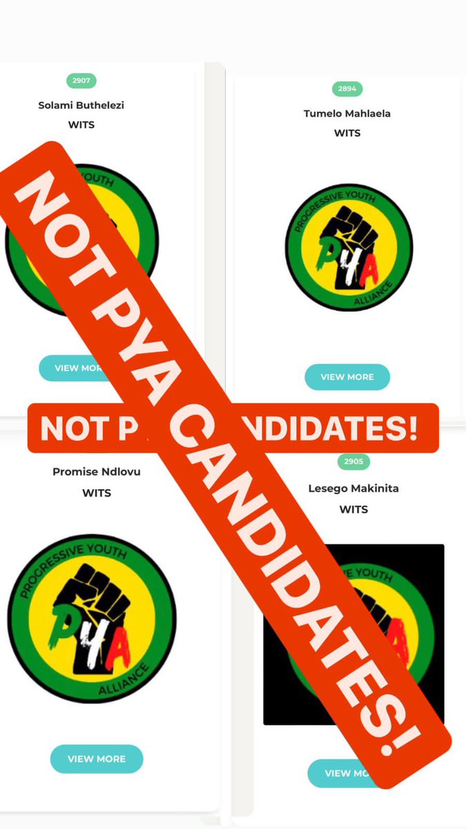 BongaOfficial's tweet photo. Comrades and colleagues. Please note the @WitsPYA doesn’t know these candidates and they are running on their own and not under a PYA banner. Wits Students must not be misled by selfish askaris who are out for their own interests as opposed to the collective interest. #PYA13 🤟🏾 https://t.co/pT55zcEFSK