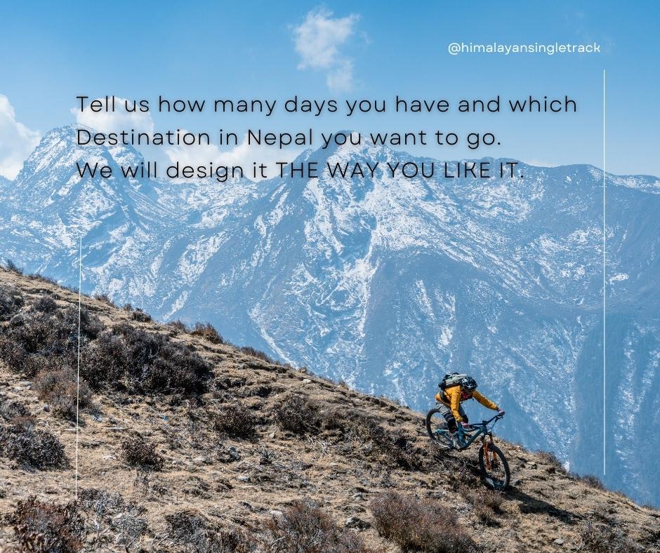 HSTNepal's tweet photo. 🛑STOP SAYING TOMORROW, Start Planning Today ❗️

Lifetime Memory Guaranteed ✅
Let us help you discover Nepal in Mountain Bike. Serving since 2010 A.D. 🙂

📩 info@himalayansingletrack.com
📞 +977 982-3100104
🌐 https://t.co/ssoeiL88um https://t.co/EW3TOzipCG