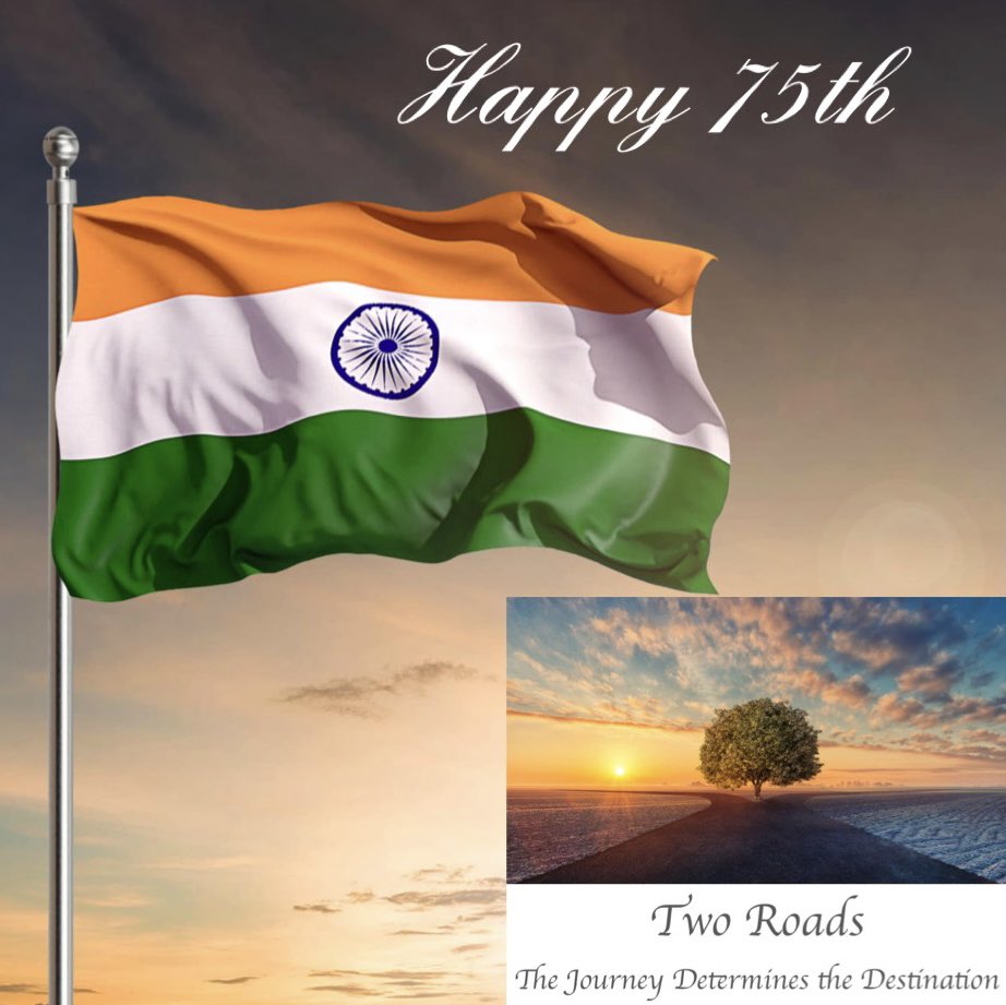 <a href="/_TwoRoads/">Two Roads</a> joins each and every one of Indian Clients, Collaborators, Colleagues and Well Wishers in celebrating #75years of #Independence of the world’s largest #Democracy . 🥂