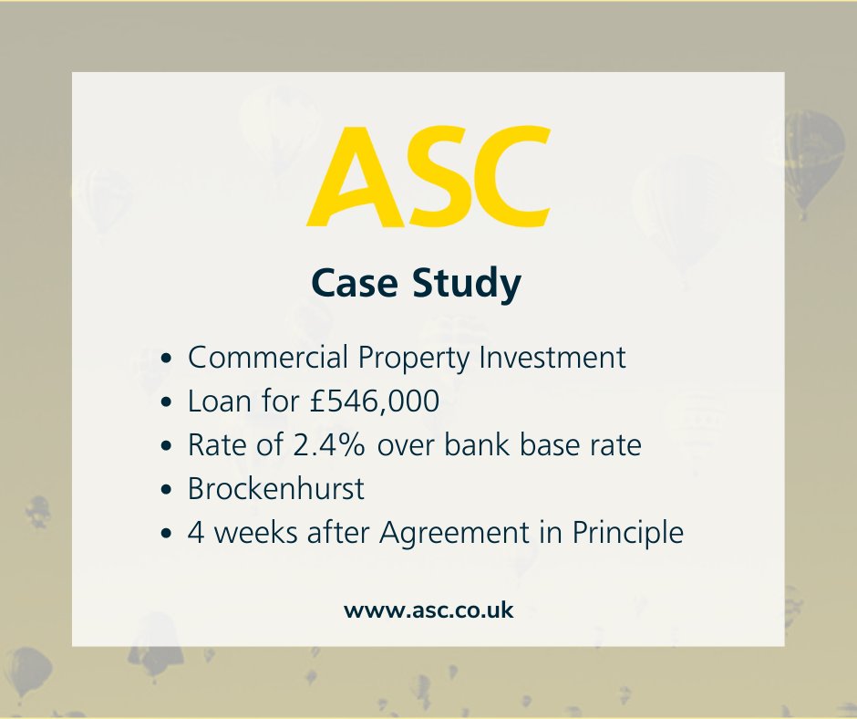 Dan Gateshill &amp; the team at ASC Hampshire, Dorset &amp; IOW have assisted a client to purchase a commercial property.

Follow Dan on facebook.com/ASCDanGateshill

#ascfinance #broker #finance #business #loan #property #lender #mortgage #hampshire #iow #dorset