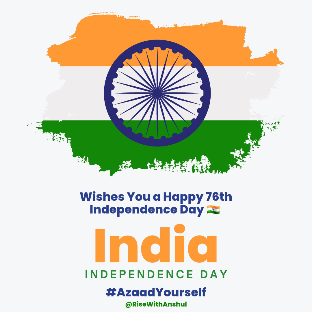 risewithanshul's tweet photo. #HappyIndependenceDay https://t.co/zx6j86A6te