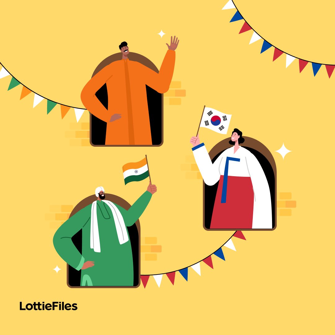 A double liberation day celebration! 

Wishing Happy Independence Day to both India 🇮🇳  &amp; Korea 🇰🇷