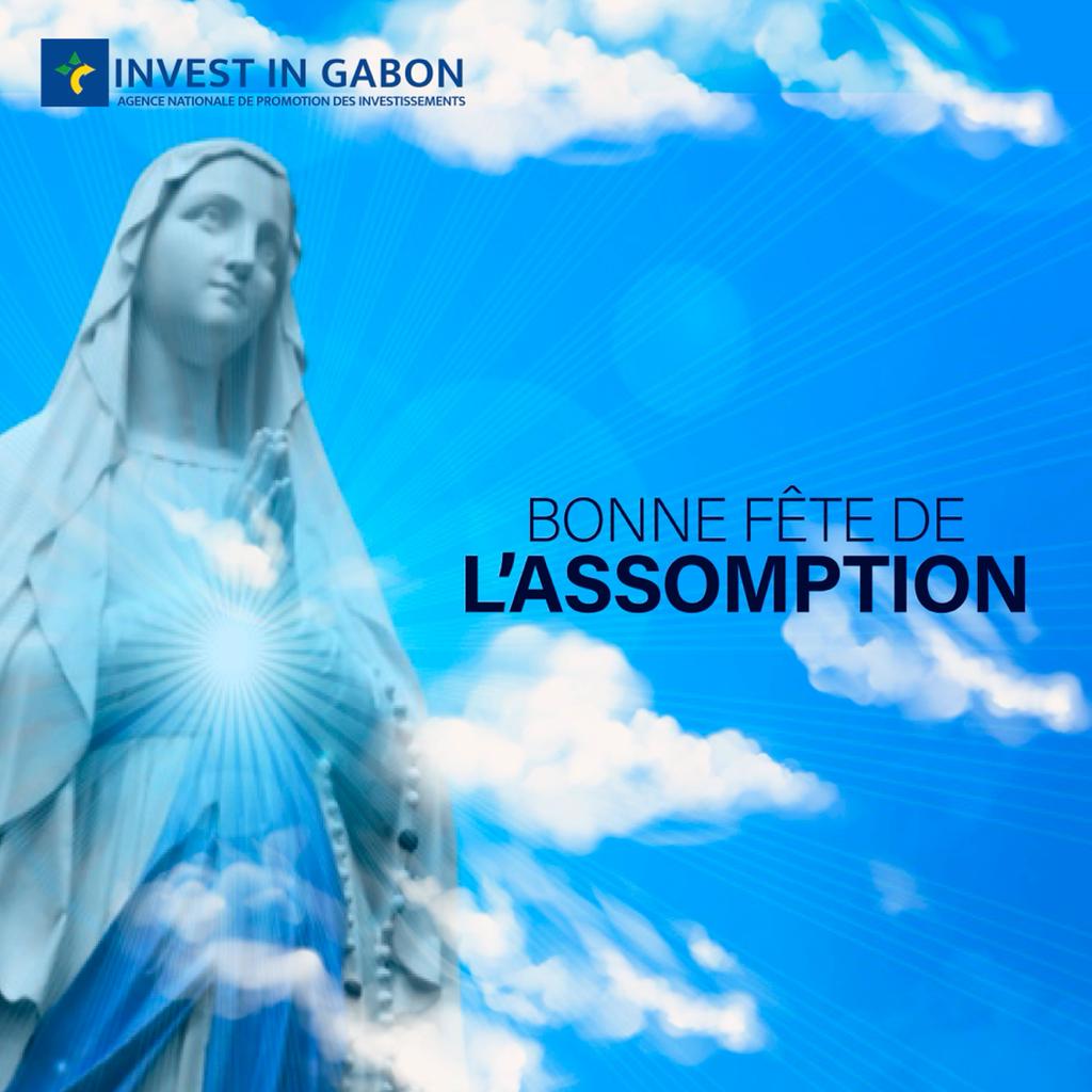 🔴 L'ANPI-Gabon vous souhaite une bonne célébration de l'Assomption.