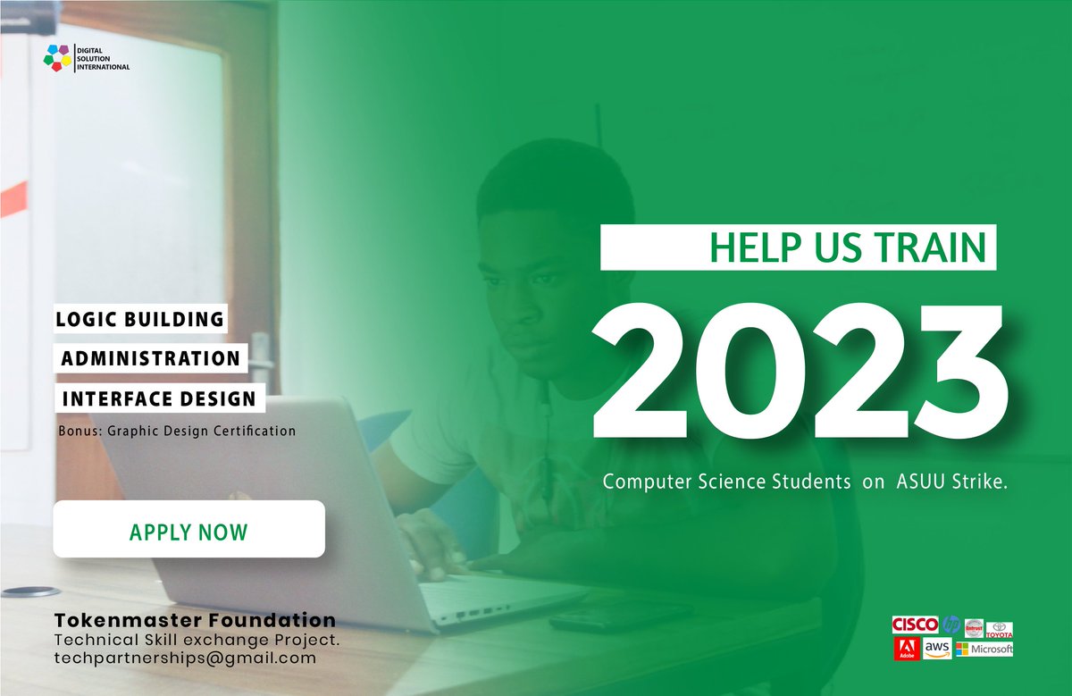 digisolintl's tweet photo. Let help #nigeriastudents studying computer science learn. Help us help them. Just #repost https://t.co/Y2cKLYBFAn