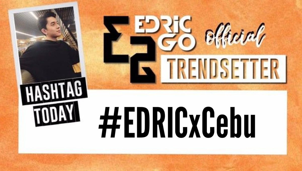 EdricGoUPDATES's tweet photo. Edric goes to Cebu! Alamin kung anong mga nangyari sa pagpunta niya doon, mamaya na yan 6:30pm sa kanyang YouTube channel.

Join the twitter party by using the hashtag, #EDRICxCebu https://t.co/kom6zt6U2Q