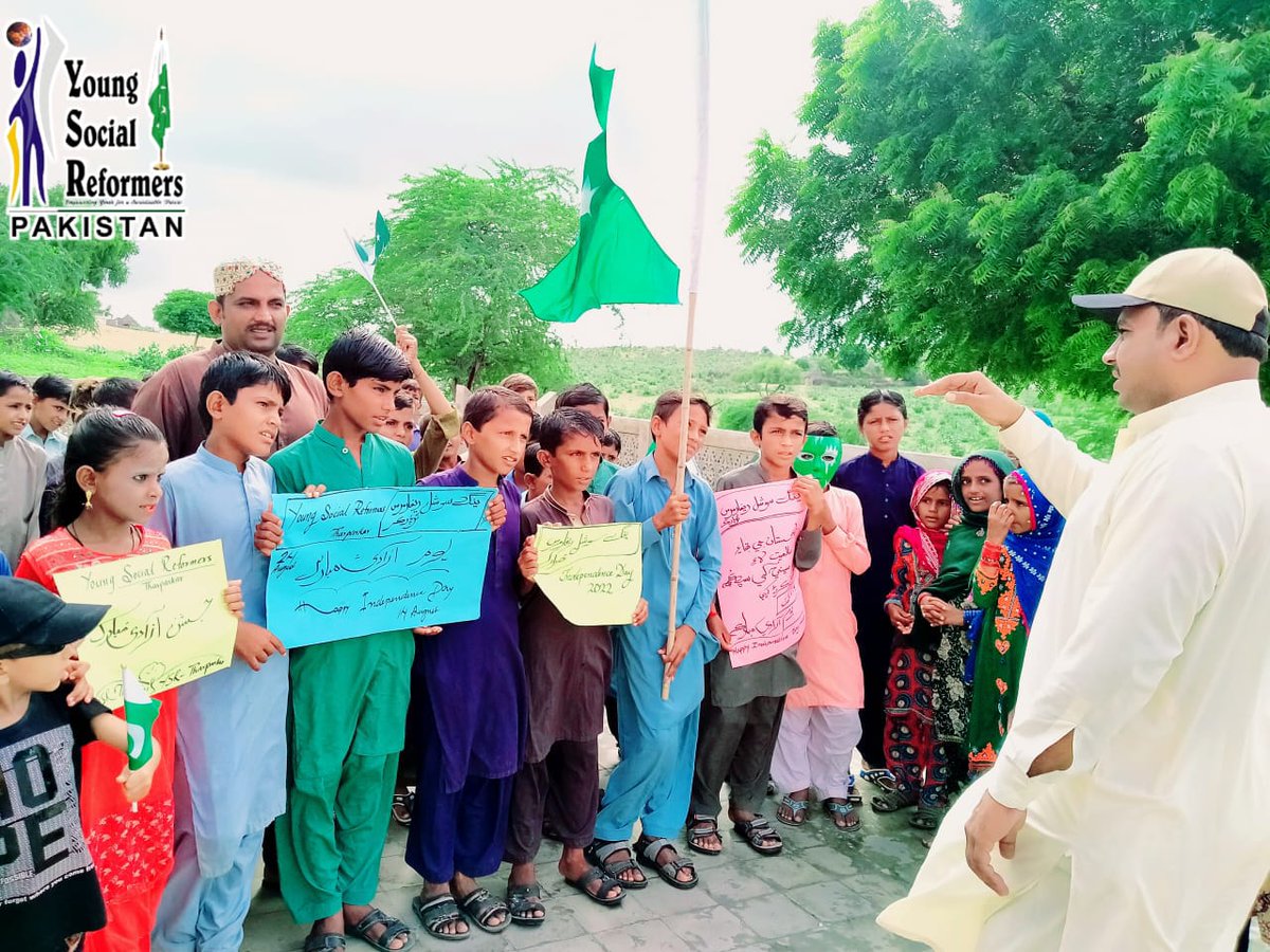 ysr_pakistan's tweet photo. Young Social Reformers YSR Tharparkar Division Had Celebrated 14th August Independence Day With fully Energeticically Under The Leadership Of Mumtaz Noor Kunbher Administrator YSR Tharparkar Division

YSR Tharparkar Division Had Organized Awareness walk https://t.co/4sfye9zZYw