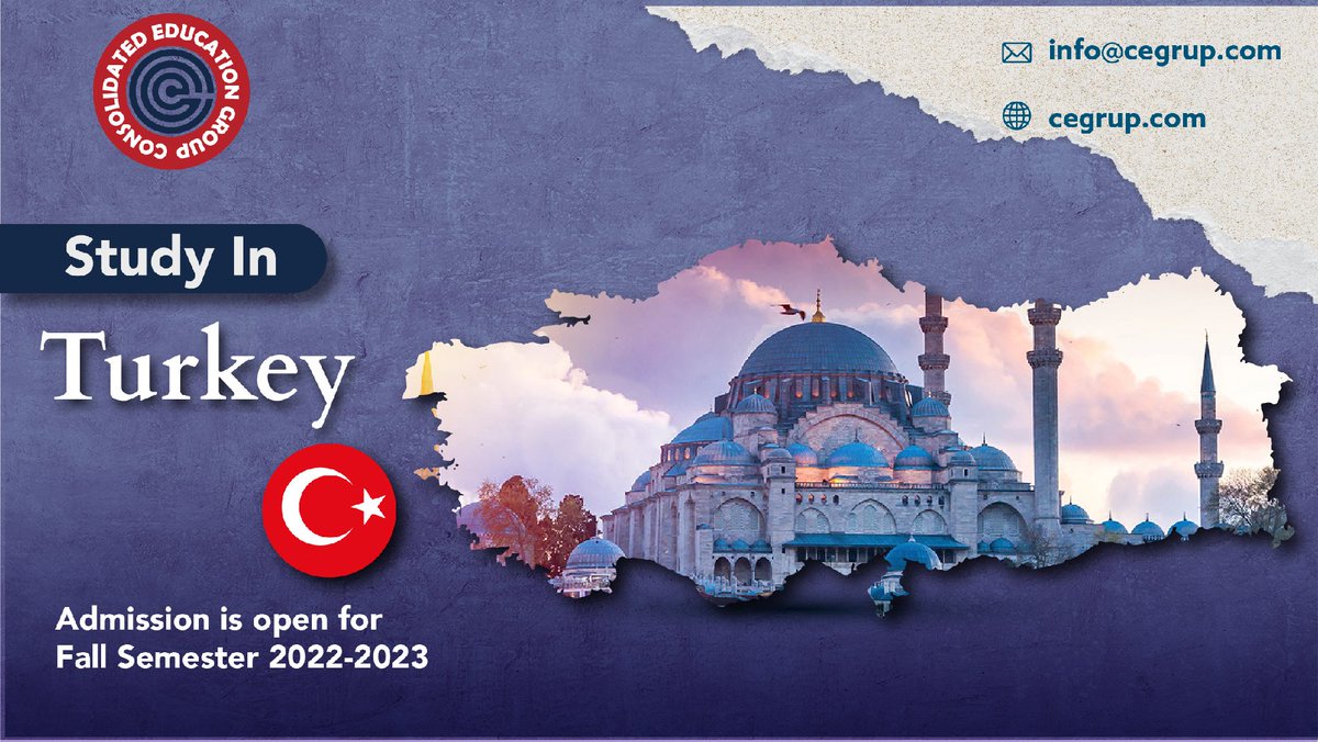 Fall Semester Admissions are open
Study in Turkey

#studyabroad #studyinturkey #studyarchitecture #studybusiness #studyengineering #studylaw #studydentistry #studymedicine #studyhealthsciences #studyscience #studyart #studymedia #education #educationabroad