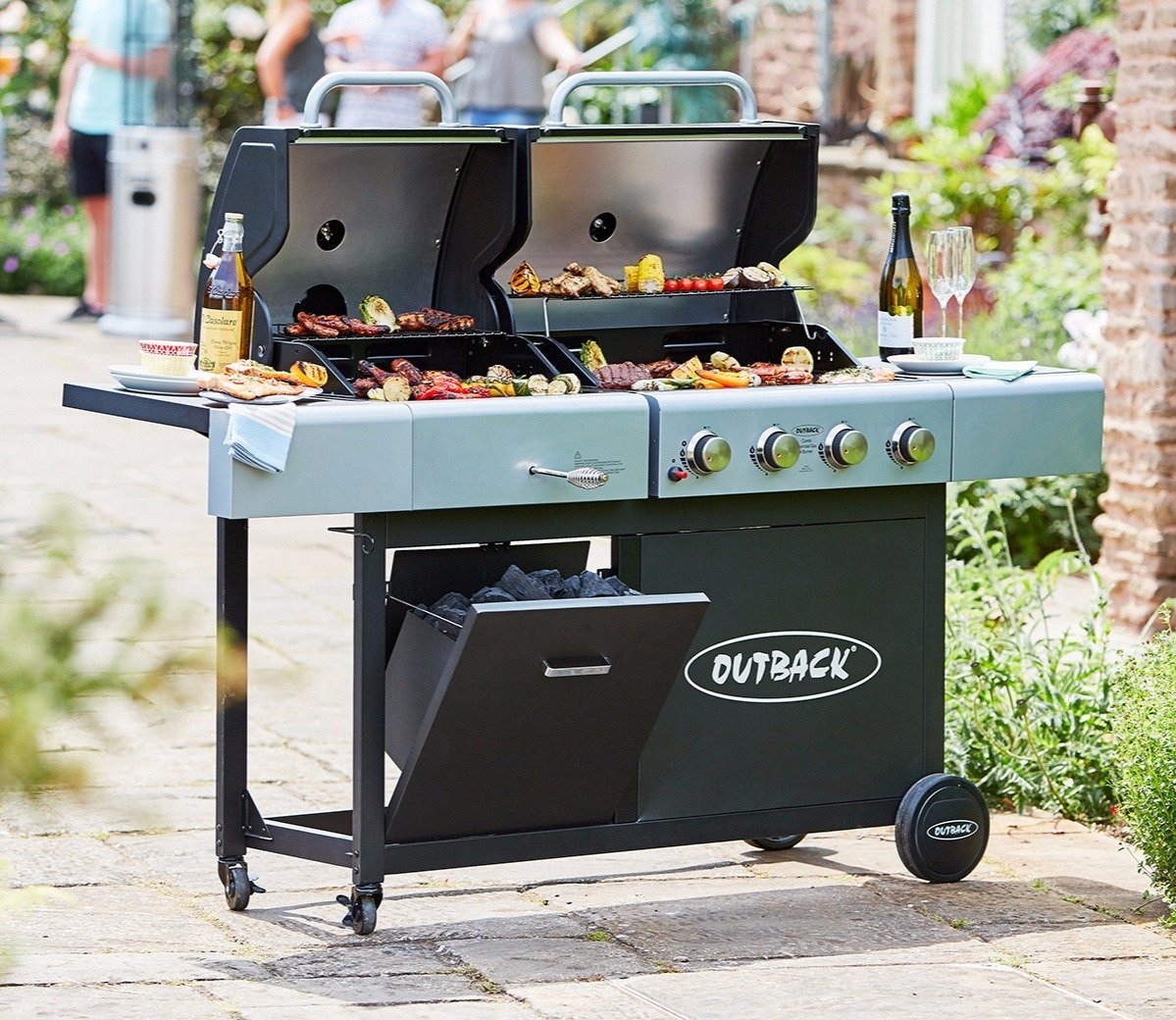 Perfect for a BBQ in any British weather, check out the Outback 4 burner BEAST🥵🔥
 
 🚚 Free Delivery⁠
 💳 Available from only £22.91 Per Month⁠
 ✅ Up to 3 Years Warranty ⁠
 ⁠
 Learn more oaktreegardencentre.com/outback-dual-f… 👈