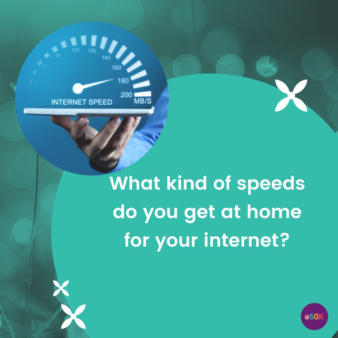 Are you sick of slow internet speeds? We want to find out what the average internet speeds are for SFA across the country as part of our needs analysis.  Comment below with your average speeds so we can help AF families get better connected.  
#e50kcommunity #bethechange