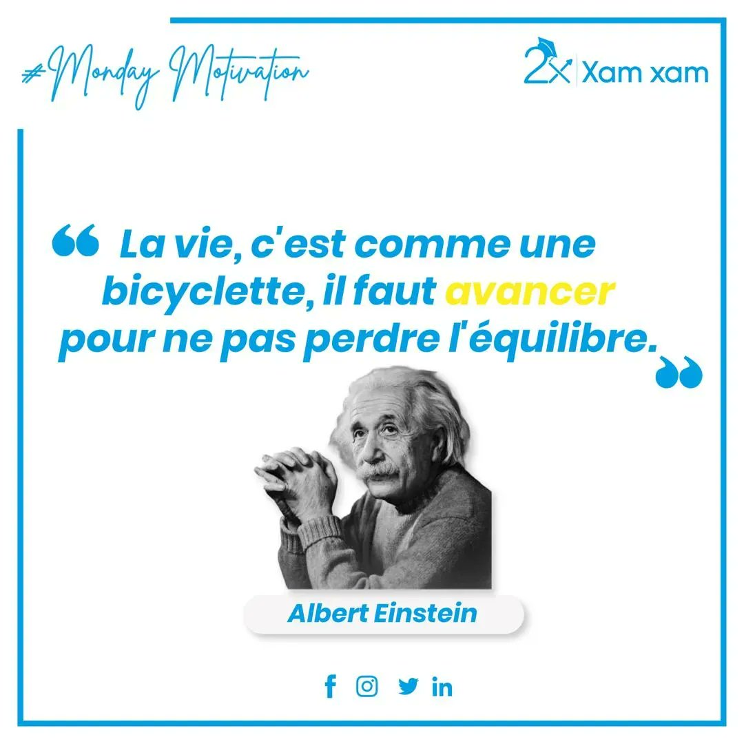 2x_xamxam's tweet photo. #mondaymotivation
🔔🔔🔔Vous-êtes prêt à avancer ? Inscrivez vous au #xamxamvacances de ce 29 Aout pour démarrer la rentrée du bon pied. Nombre de place limité .
🎯C'est maintenant 👉https://t.co/ftSA4uFpjW
#education #coursdevacances #motivation https://t.co/L0hLHcRNMX