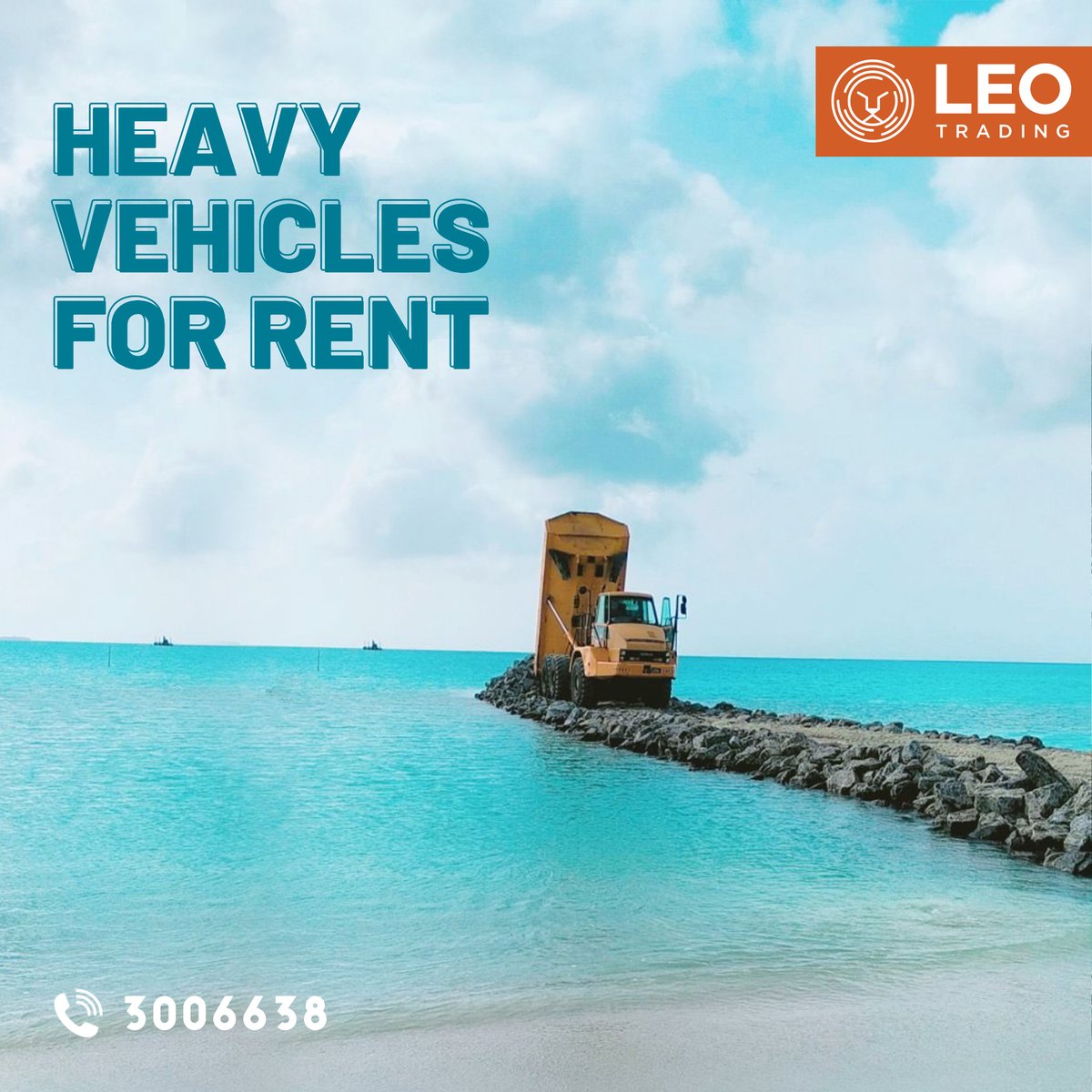 Call us to rent the vehicle you desire 😄
#LeoTrading #vehicle #rentals