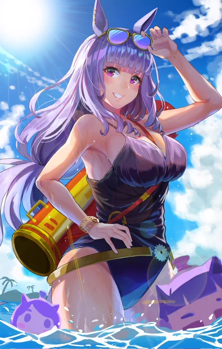 ウマ娘描きましたゴールドシップです#夏の創作クラスターフォロー祭り #ウマ娘 #イラスト#絵描きさんと繋がりたい 