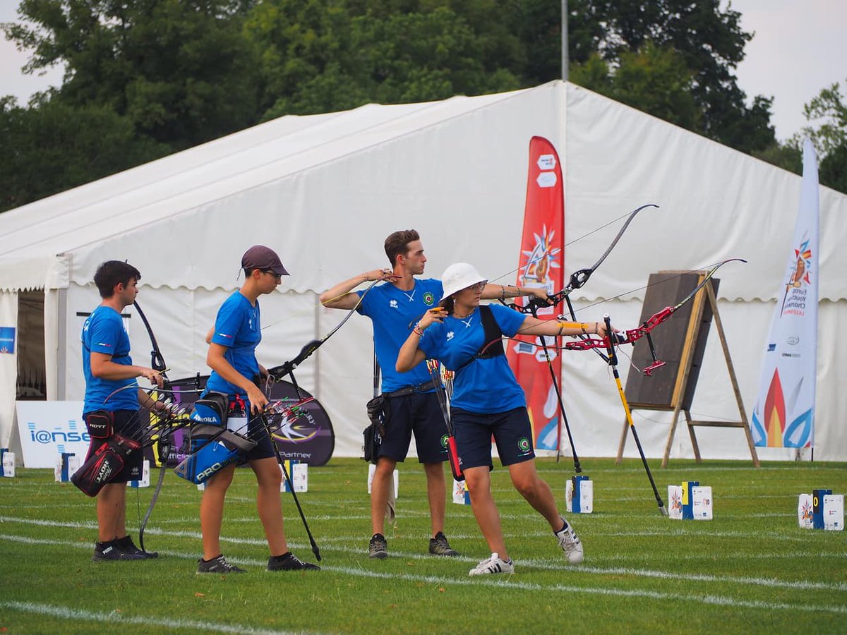 archerygb's tweet photo. Official practice begins today at the European Youth Championships 2022 🤩

Check out yesterday's unofficial practice photos ⬇️⬇️ 
https://t.co/aCXlsI2WsP https://t.co/1qQxzzgZ6M