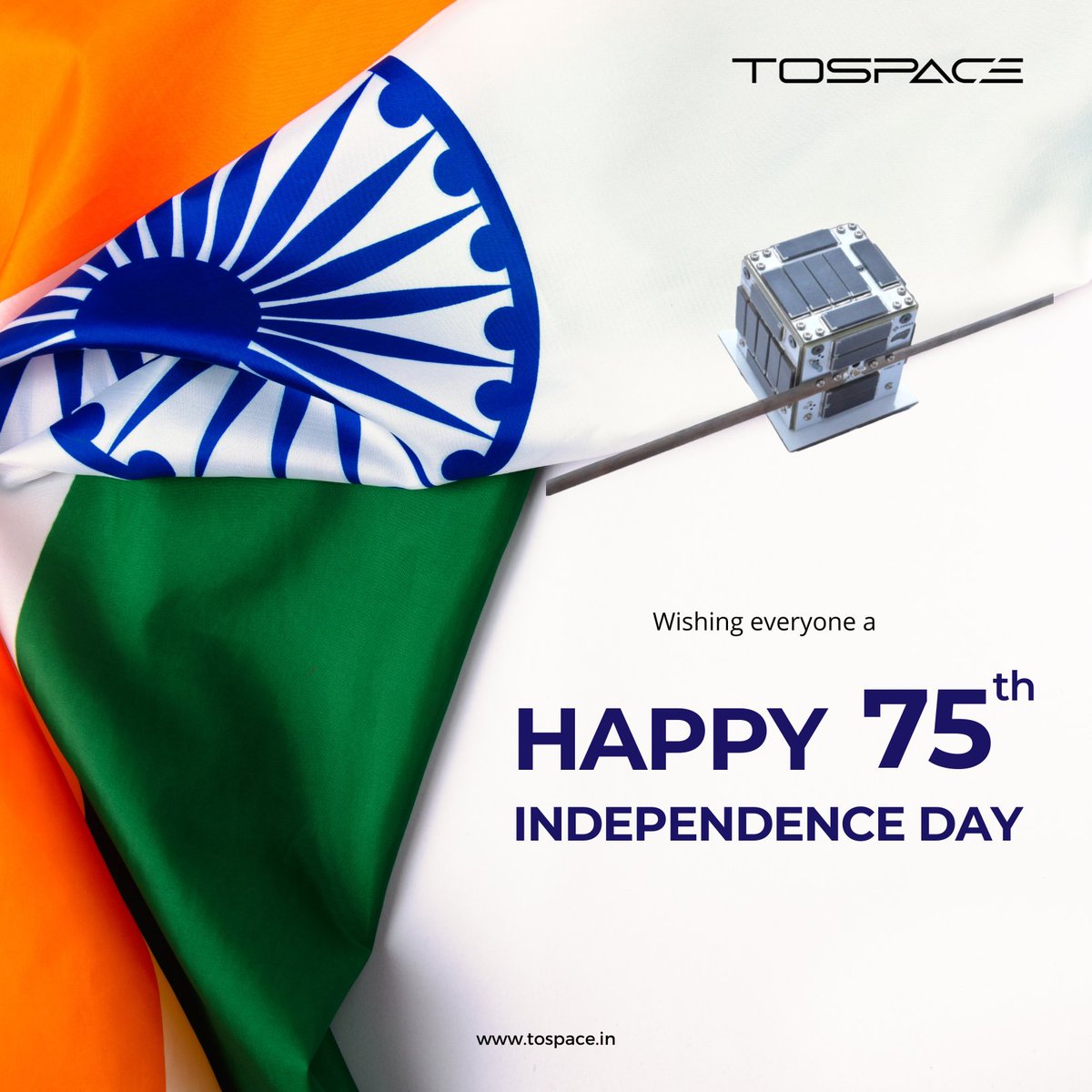 tospaceofficial's tweet photo. Independent to fly
Independent to explore
Independent to live

This is what we, ToSpace, thrive for!  The day when our #Triranga flew high holding the emotions and tears of people. The day when billion hearts beat in the same tone “INDIA” Jai Hind!

Happy 75th Independence to all https://t.co/qkqDTRBnns