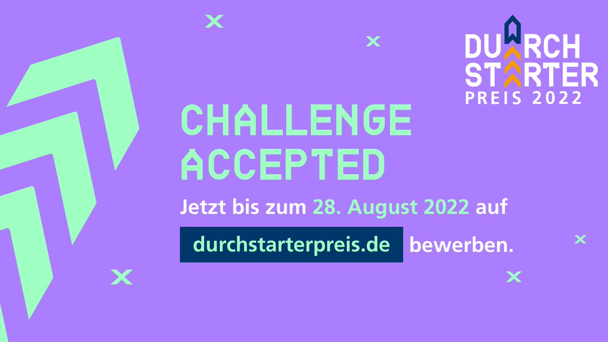 Der #DurchSTARTer geht in die nächste Runde – Gesucht werden die besten #Startups aus Niedersachsen 🚀
Bewerbt euch jetzt bis zum 28.8. in der Kategorie Newcomer/Scale-Up, #Science Spin-Off, #SocialInnovation oder #LifeScience. 💡

Los geht’s 👉 durchstarterpreis.de
@nbank_de