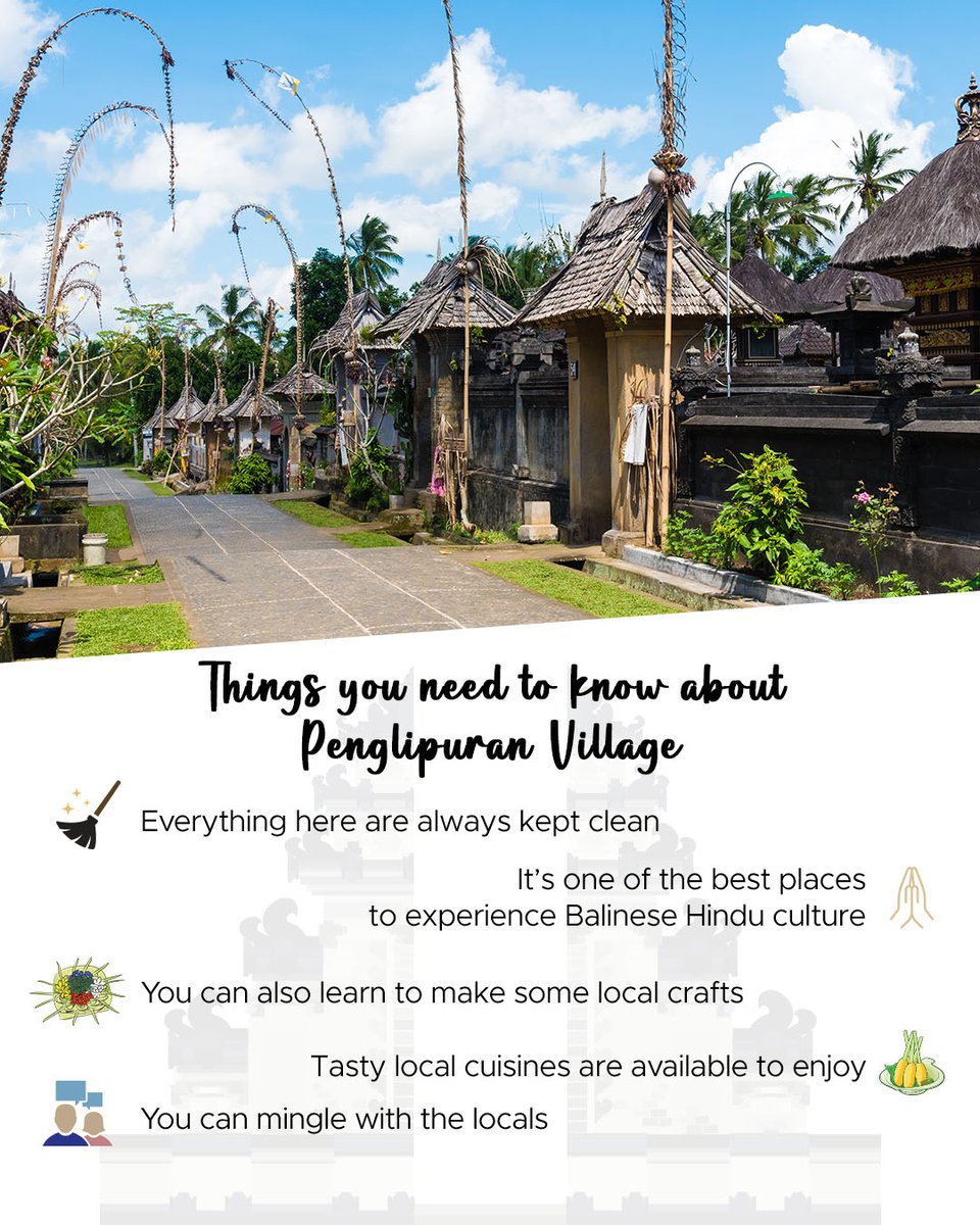 wonderfulid's tweet photo. Did you know that Bali has one of the cleanest villages in the world? Say hello to Penglipuran Village! Learn more about this gorgeous village by clicking the link below!

https://t.co/LpxX0OoSHp

#ItstimeforBali
#WonderfulIndonesia https://t.co/LbNBGUWyc3