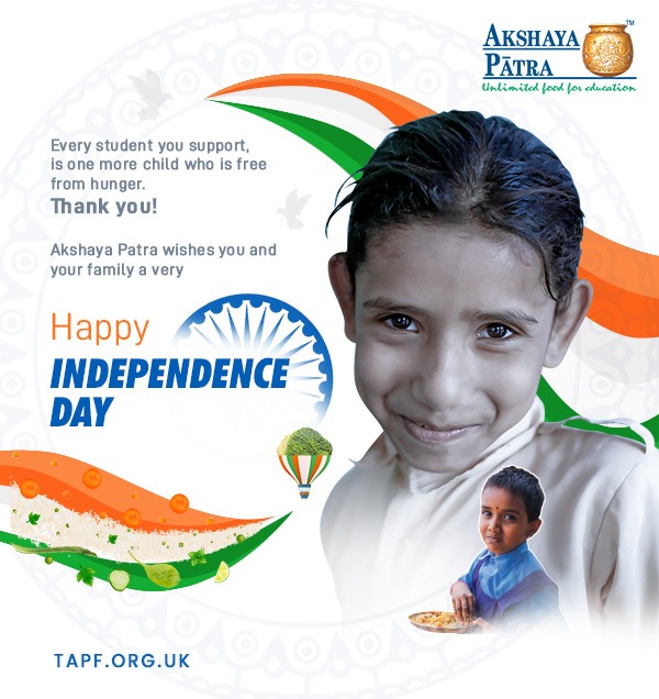 Team #TAPFUK wishes all our wonderful donors, partners and supporters from India a very happy 75th Independence Day!
.
.
.
.
.
.
#IndependenceDayCelebrations #IndependenceDayOffer #IndependenceDay2022 #IndependenceDayIndia #IndependenceDay22 #Charity #NGO #FoodForEducation #India