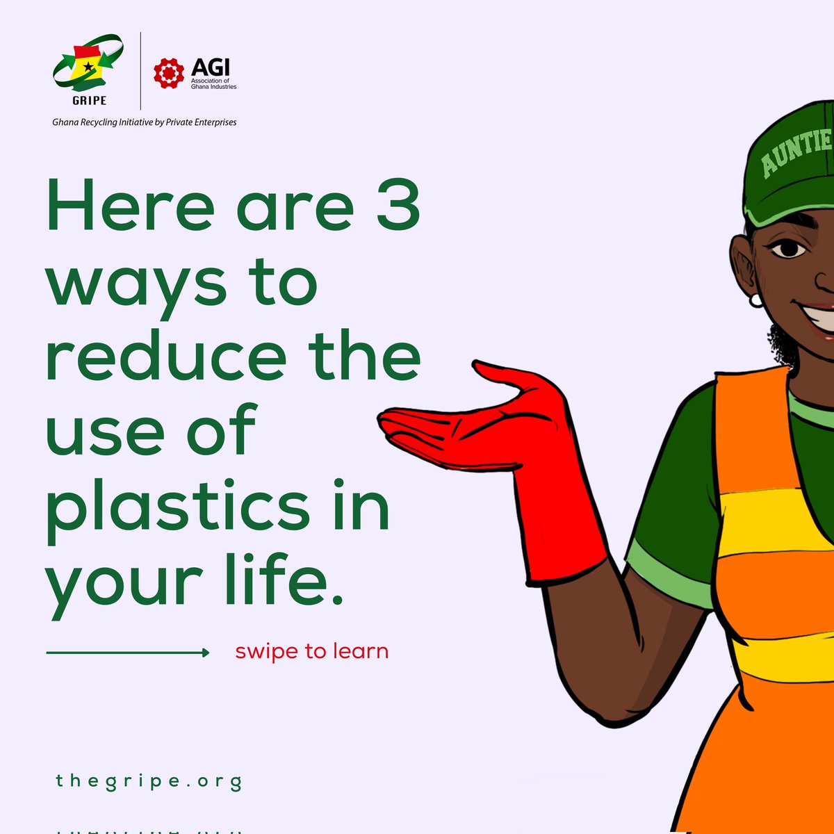 gripe_official's tweet photo. ✌🏿A new week, a better me! Thinking💭 about #reducing your #plastic consumption this #week? Here are 3 simple lifestyles choices you can adopt today♻️

#reduceresuerecycle
#sustainableconsumption
#sdg12 https://t.co/4vFVB2eAUY