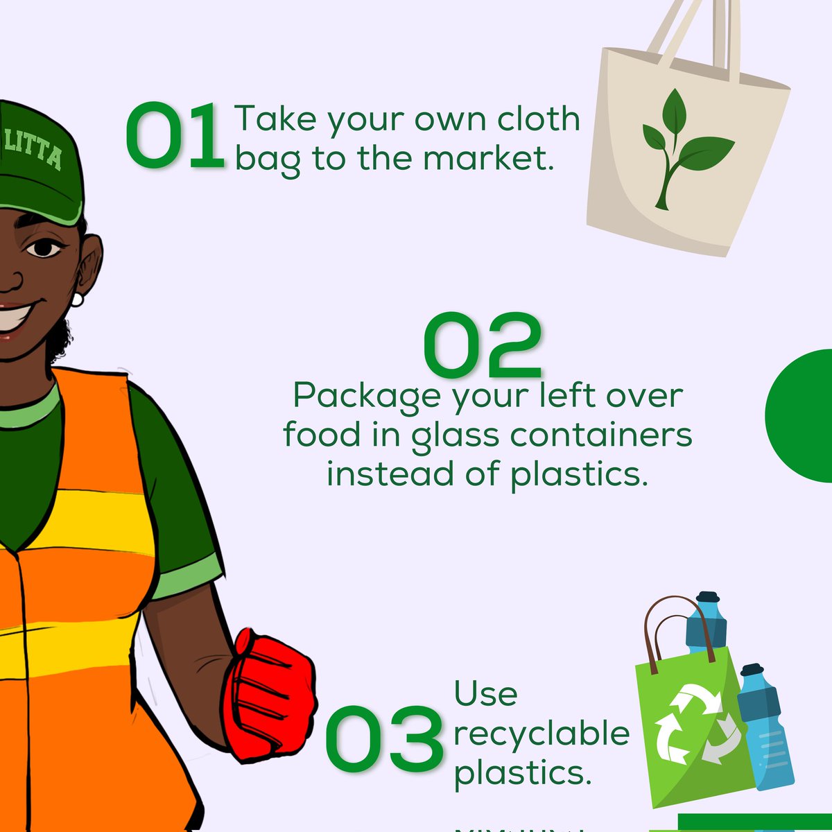 gripe_official's tweet photo. ✌🏿A new week, a better me! Thinking💭 about #reducing your #plastic consumption this #week? Here are 3 simple lifestyles choices you can adopt today♻️

#reduceresuerecycle
#sustainableconsumption
#sdg12 https://t.co/4vFVB2eAUY