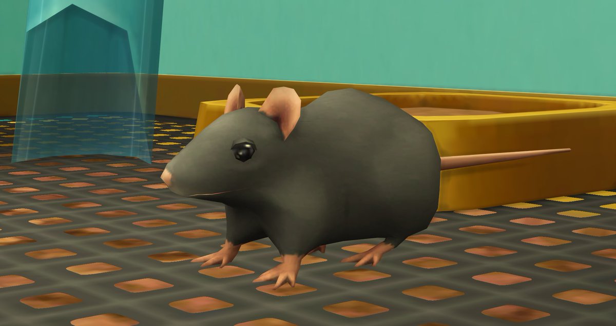 LegalizeRats's tweet photo. The Rat From Sims 4 is Perfect. https://t.co/FIbnf57tMf