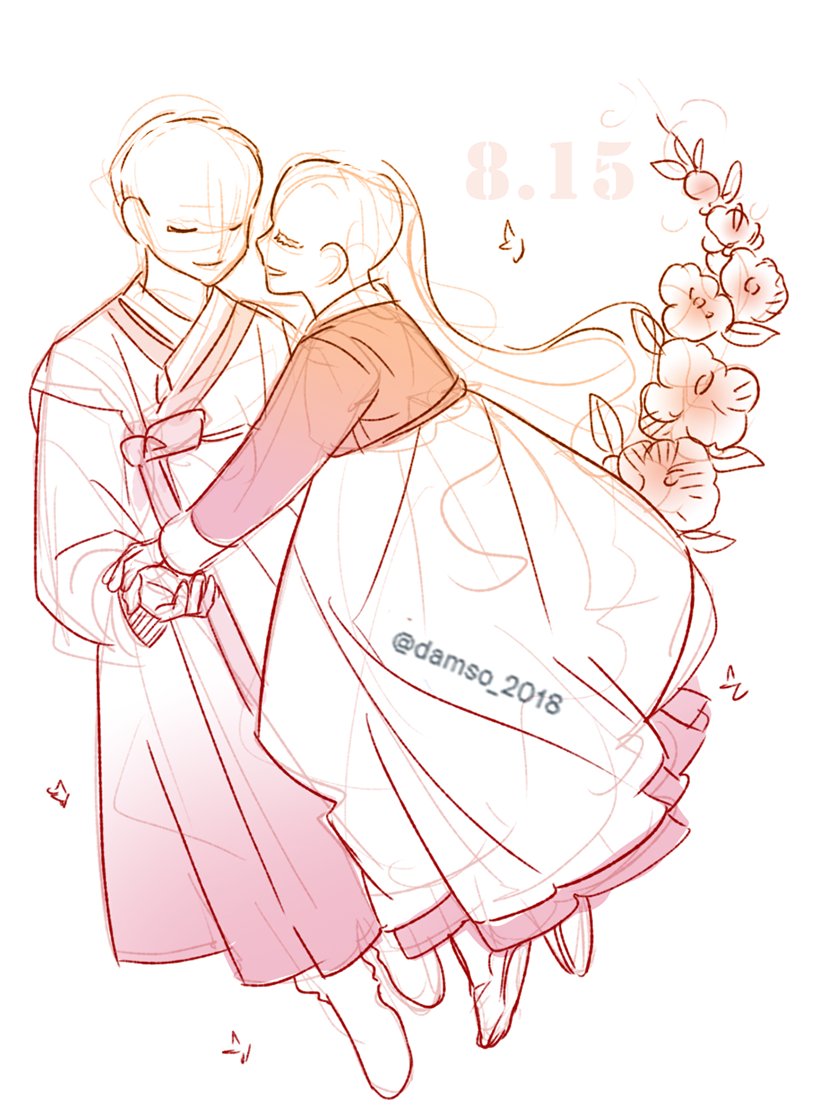 damso_2018's tweet photo. 🌕🌸4가지 러프틀(2인/한복/어찌 잊으라 하십니까./꽃과 달과 훨훨 날아가는 새와 초목/나의 님이여)배포합니다. 

🚩상업적사용❌/타커미션 신청 사용 가능/ 개인 굿즈 제작 허용/ 프리 변형 허용 /프사 헤더 편집 사용가능합니다!/ 즐거운 연성되세요🌙🌸

(타사이트)재배포는 삼가하여주세요 https://t.co/I6KK4r5Afw