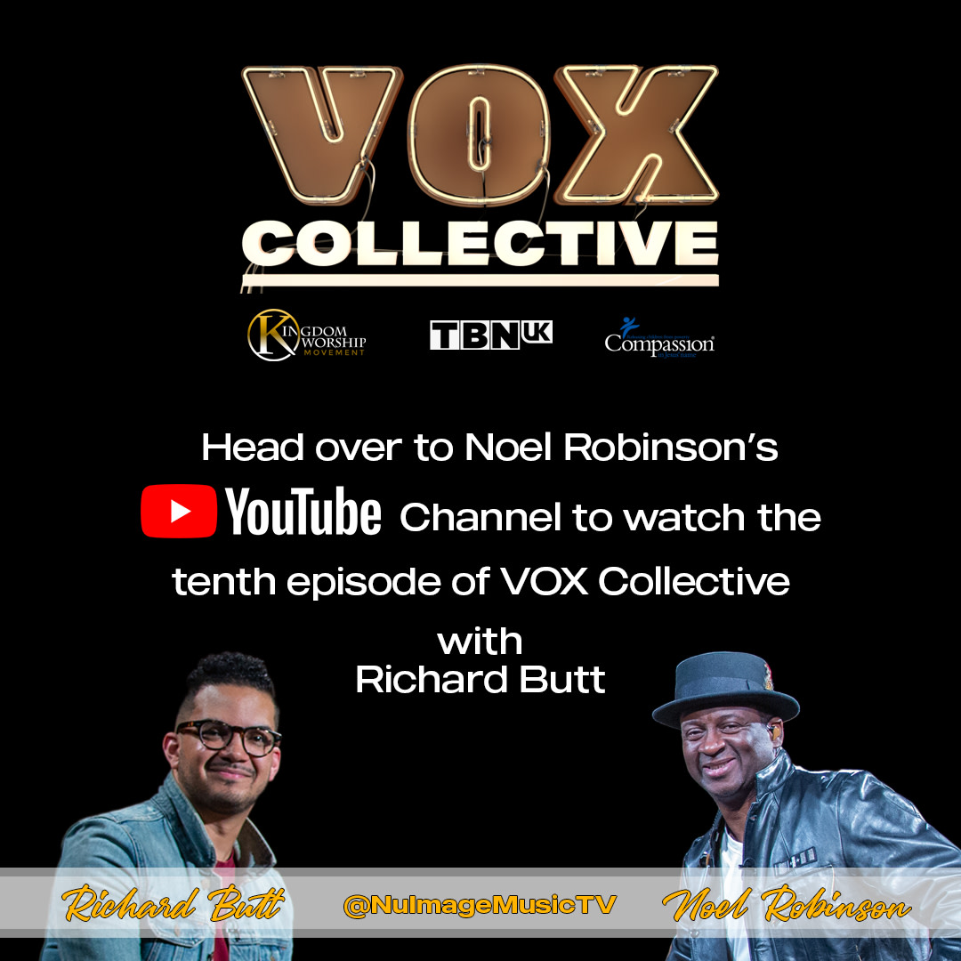 Please share this week's instalment of <a href="/NoelRobinsonUK/">Noel Robinson</a>'s VOX Collective with guest <a href="/richjamesbutt/">Richard James Butt</a>

bit.ly/3Akixj2

Thanks! 🙏

#VOXCollective #noelrobinson #richardbutt #TBNUK #praise #worship #interview #discussion #conversation