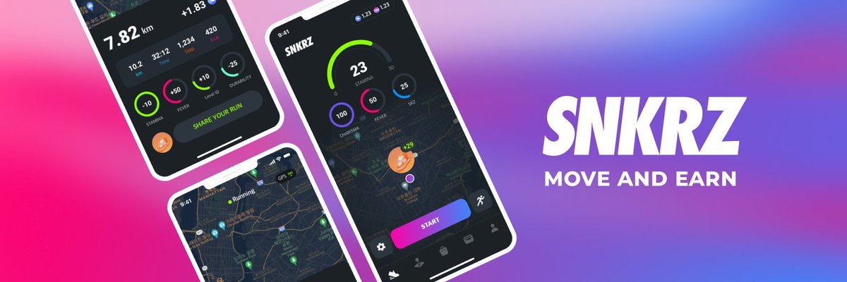 <Gamefi daily share from Metagate>
<a href="/theSNKRZ/">SNKRZ</a> is a Web3 move-and-earn social fitness rewards app that allows users to exercise with their NFTs and own land in the metaverse.
Learn more>>metagate.fi/games/e6537309…