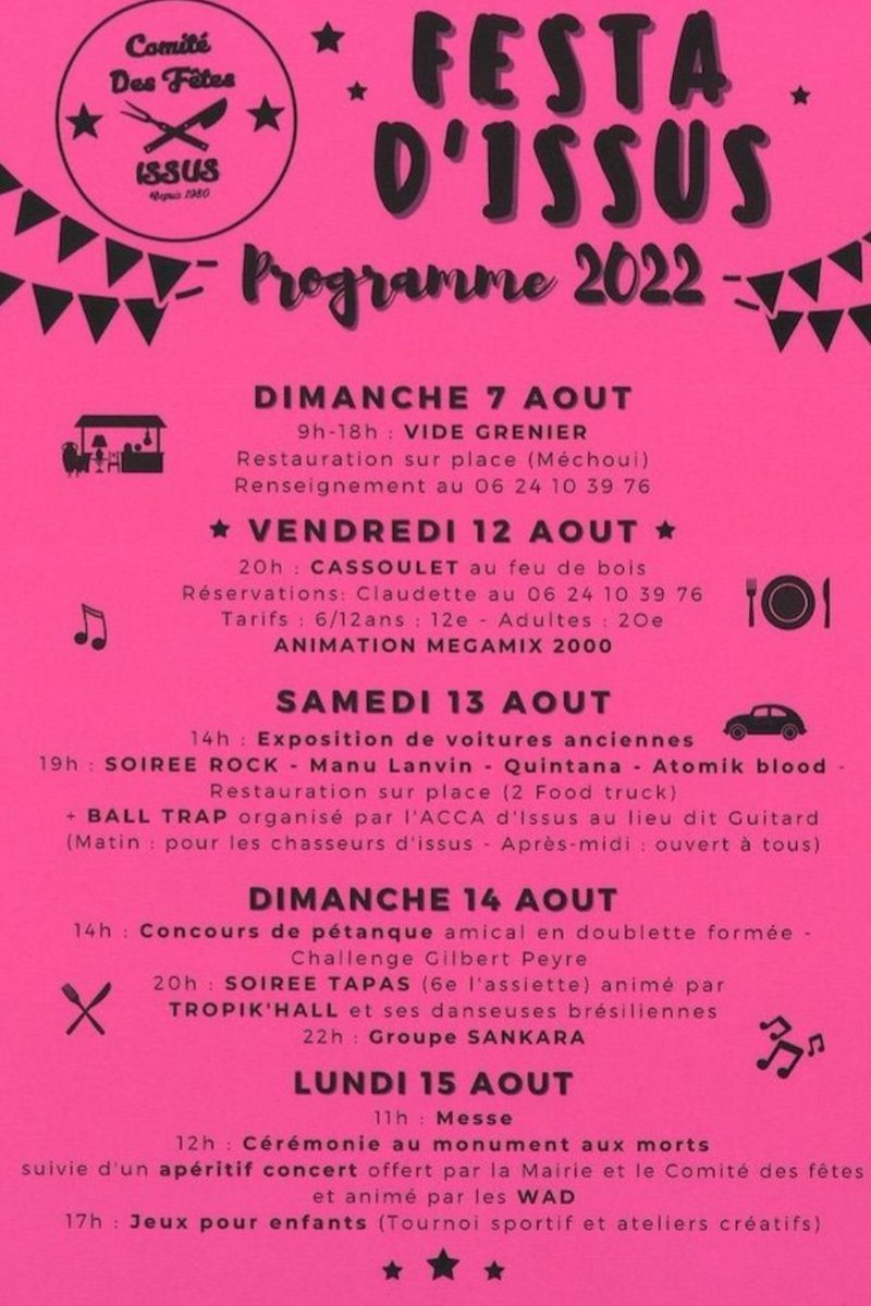 LaurentESQUENET's tweet photo. Bon #15août à tous nos compatriotes et en particulier aux habitants de #VillefranchedeLauragais, #Caraman, #Issus et #Mauvaisin pour lesquels ce long week-end marque le retour des #fetesdevillage 🥳 https://t.co/RpObWx431a