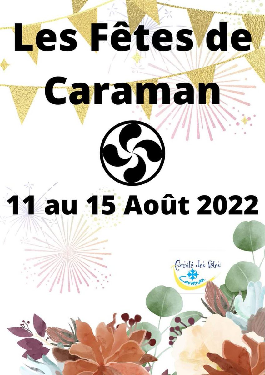 LaurentESQUENET's tweet photo. Bon #15août à tous nos compatriotes et en particulier aux habitants de #VillefranchedeLauragais, #Caraman, #Issus et #Mauvaisin pour lesquels ce long week-end marque le retour des #fetesdevillage 🥳 https://t.co/RpObWx431a