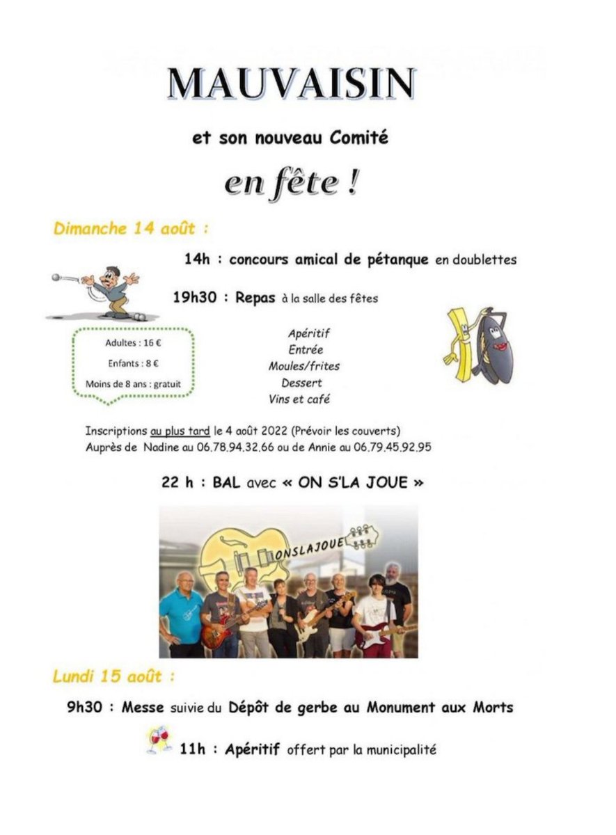LaurentESQUENET's tweet photo. Bon #15août à tous nos compatriotes et en particulier aux habitants de #VillefranchedeLauragais, #Caraman, #Issus et #Mauvaisin pour lesquels ce long week-end marque le retour des #fetesdevillage 🥳 https://t.co/RpObWx431a