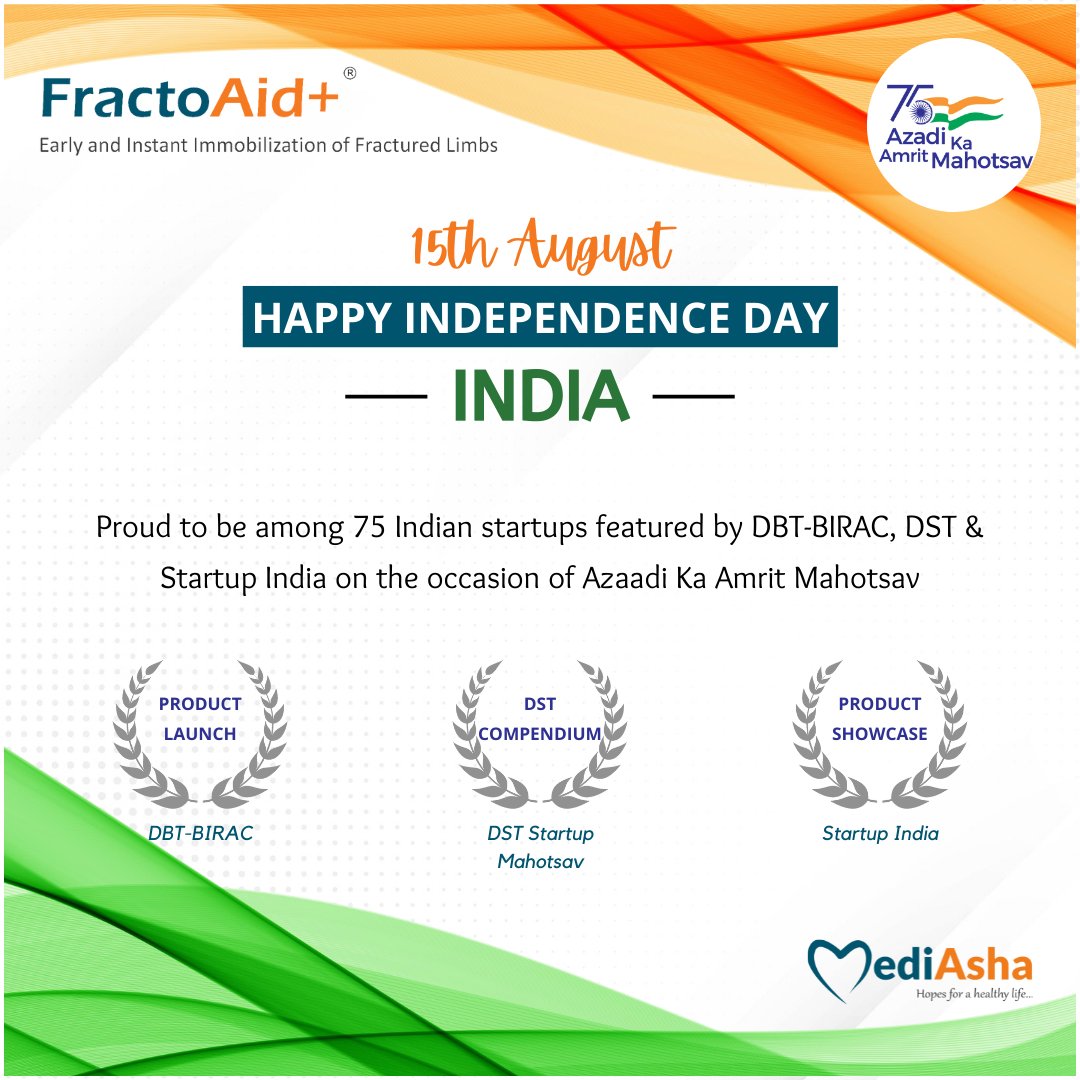 MediAsha_Tech's tweet photo. 𝑾𝒆 𝒘𝒊𝒔𝒉 𝒚𝒐𝒖 𝒂 𝒗𝒆𝒓𝒚 #HappyIndependenceday2022 

𝑾𝒆 𝒂𝒓𝒆 𝒉𝒐𝒏𝒐𝒖𝒓𝒆𝒅 𝒕𝒐 𝒃𝒆 𝒐𝒏𝒆 𝒐𝒇 75 𝑰𝒏𝒅𝒊𝒂𝒏 𝒔𝒕𝒂𝒓𝒕𝒖𝒑𝒔 𝒔𝒉𝒐𝒓𝒕𝒍𝒊𝒔𝒕𝒆𝒅 𝒐𝒏 𝒐𝒄𝒄𝒂𝒔𝒊𝒐𝒏 𝒐𝒇 𝑨𝒛𝒂𝒂𝒅𝒊 𝒌𝒂 𝑨𝒎𝒓𝒊𝒕 𝑴𝒂𝒉𝒐𝒕𝒔𝒂𝒗 𝒊𝒏 3 𝒄𝒂𝒕𝒆𝒈𝒐𝒓𝒊𝒆𝒔. https://t.co/8KdLs9II8j