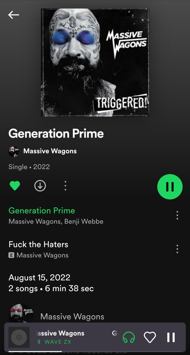 christian191072's tweet photo. Ya Dancer, what a track.

#GenerationPrime is cracking and @Benjiwebbe gives it that something extra.

Can't wait to bounce about to this again at the next @MassiveWagons gig.

@EaracheRecords have got thee top bands the now. Rocking it. 🤘

#AmazonPrime #CheapAsChips https://t.co/fYdlKjTCD4