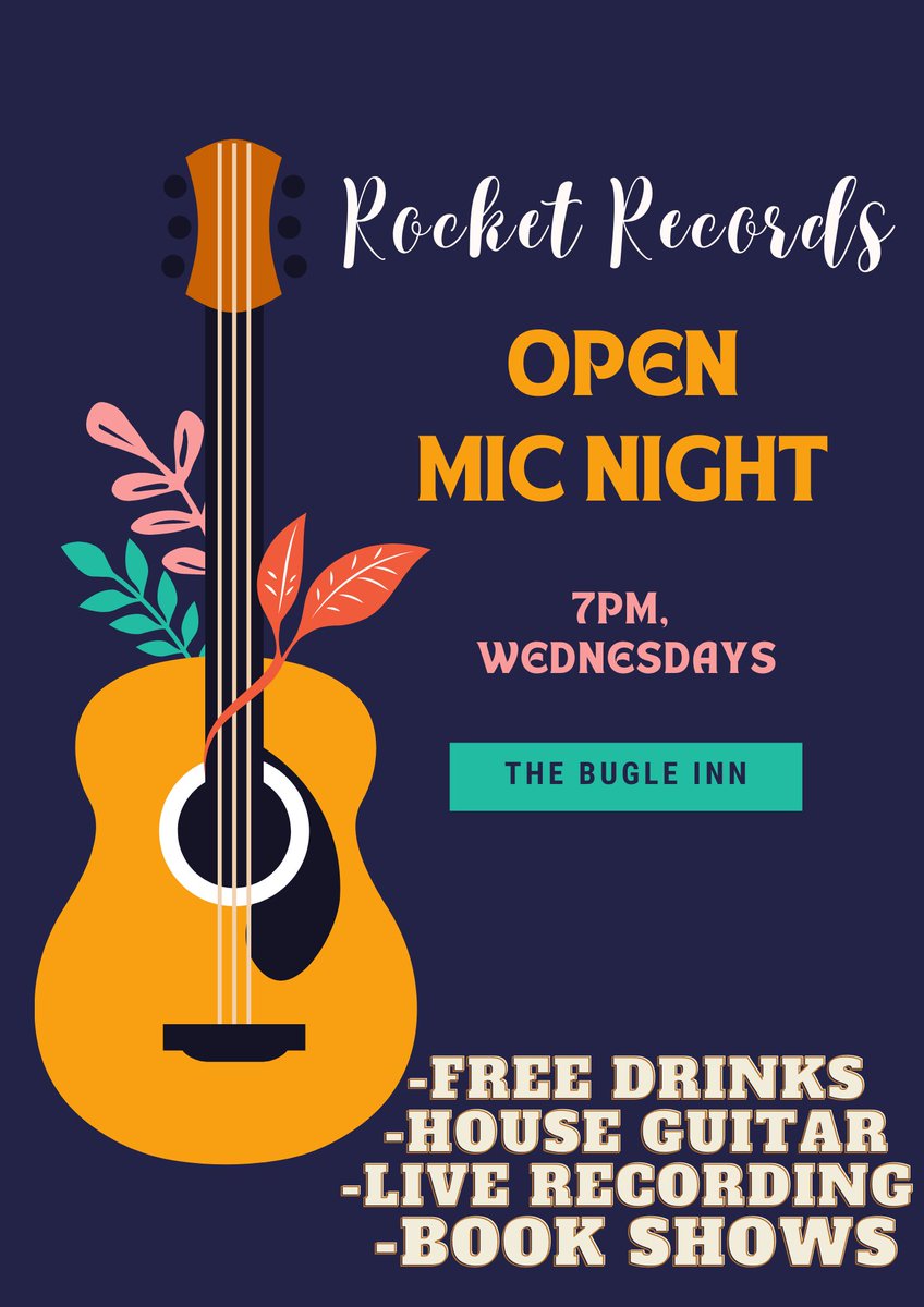 Come to my #openmic and audition for one our #paidgigs. Every wednesday at @thebugleinnbrighton

#bugleinnbrighton #acousticguitar #openmicnight #sussexevents #rocketrecordsbrighton #brighton #brightonmusic #brightonmusicscene