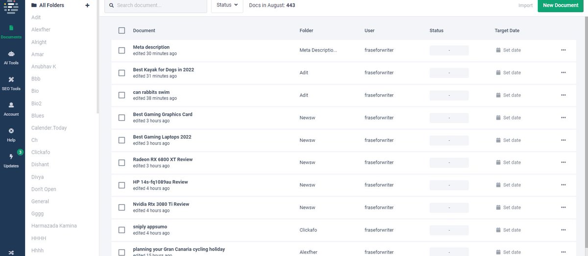 SeoCoupons's tweet photo. Free AI Writing And SEO Tools - https://t.co/lrZYk3Plry
Price: 15 euro per month
https://t.co/EyBJvaU6jO
tools Frase AI Writing Tools. Experience how Frase AI can be trained to perform specific tasks. AI Content Generator.
#seo #seotools #fraseio #spytools https://t.co/h3LrLnO9Ua