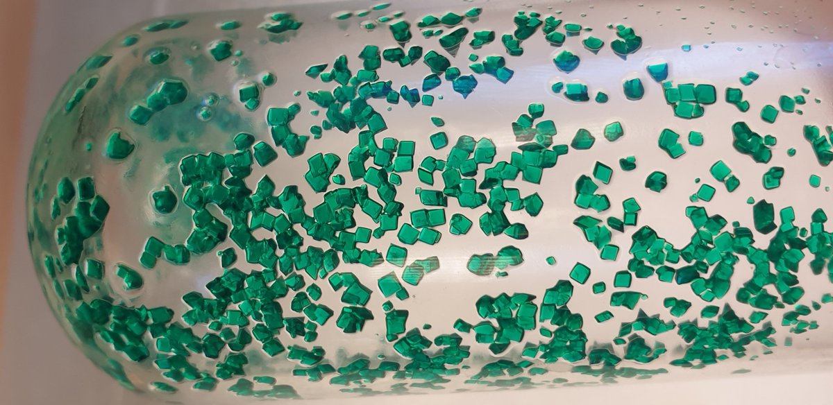 Super excited to get #MyFirstChemSci all catalysed by these emeralds! 🟩🧪