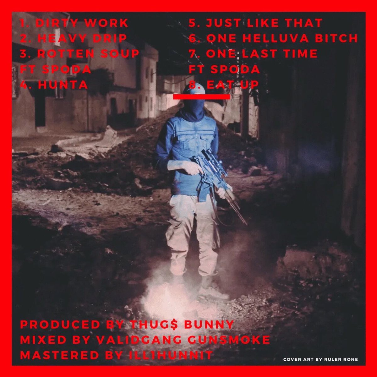 GunSmoke_96V's tweet photo. “Weightin’ Up” Ep  👇🏿
https://t.co/MGTHb35Nkl
“Gava Mezin” Lp  👇🏿 
https://t.co/UEov2CxVPh 
Tap In. Both Projects Are Out Now On Bandcamp For Streaming &amp; Purchase 🔥 🚀 Fuck Wit Da BadGuy  🖖🏿 💎 🪖 https://t.co/kNqTn4XYTT