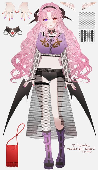 悪魔ちゃん全身🦇 