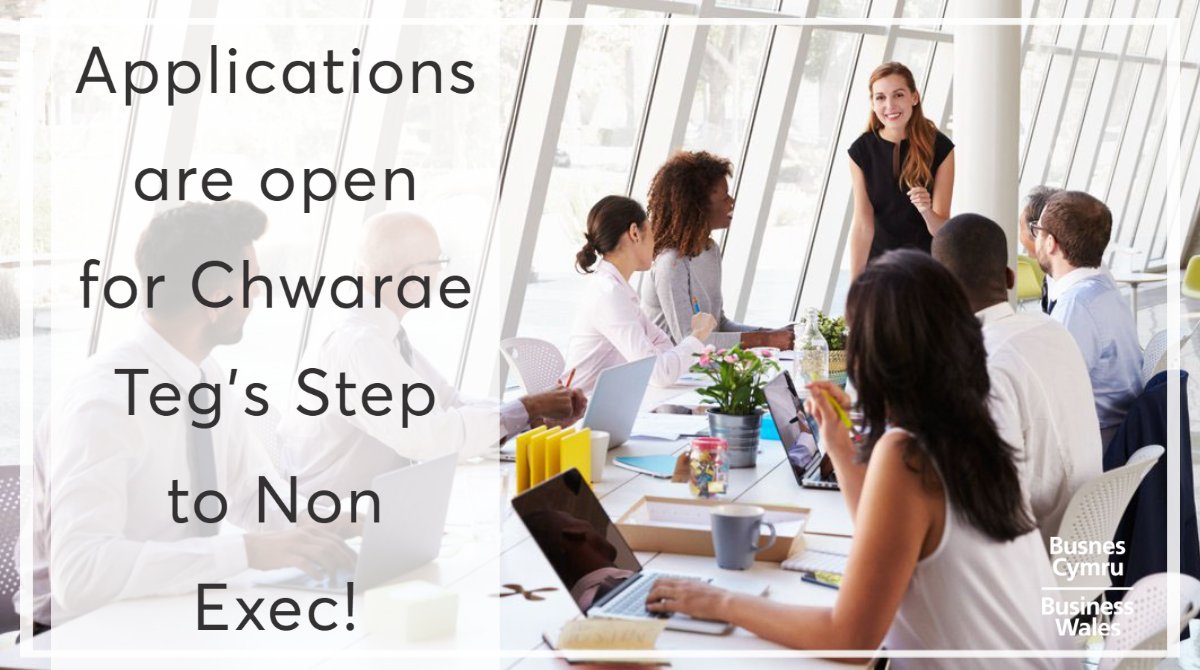 _businesswales's tweet photo. .@chwaraeteg are providing a 12 month development programme designed to help you build the confidence and skills needed to enable you to achieve your first board position.
Find out more - https://t.co/MimFmUOBfN
#StepToNonExec https://t.co/Z4MpTHsD83