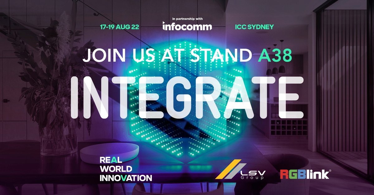 RGBlink's tweet photo. Experience the RGBlink contribution to the transformative nature of the latest proAV & streaming technologies at Integrate 2022.👏🤩
#RGBlink #monitor #enoder #recorder #streamer #switcher #ICC #integration #conference #technology #VideoWallSolution #broadcasting #ndi #8k https://t.co/ozo0upJyR6