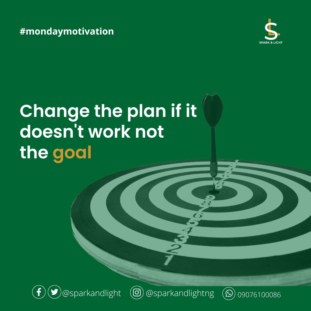 sparkandlight's tweet photo. Do all it takes to get to your goal this week even if you have to change routes 😉

#mondaymotivation #mondayvibes #mondaythoughts #motivationmonday https://t.co/KMLszsNkeg