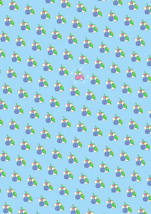 わたっこ一族背景みずいろ。リクエストありがとうございま!リクエストはこちらに送っていただくとリプやDMより選ぶとき楽です! 
