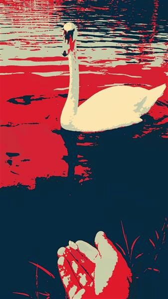 Alfred Freddy Krupa - ‘Benefactor's Bloody Hand’ (manipulated photo) 2019